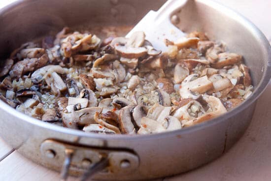 Cook Mushroom ragu