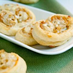 Puff Pastry Palmiers: A super easy 3 ingredient appetizer that has fantastic flavors and is easy to eat while socializing!