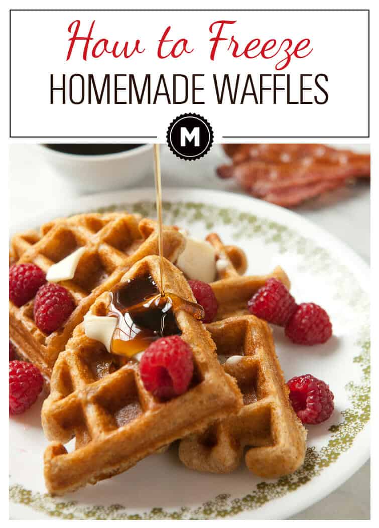 The best way to freeze and reheat waffles! Make a big batch and have quick and delicious breakfasts ready to go in minutes! Be sure to check out my double-wrap method!