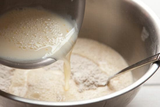 Wet ingredients - homemade donut holes