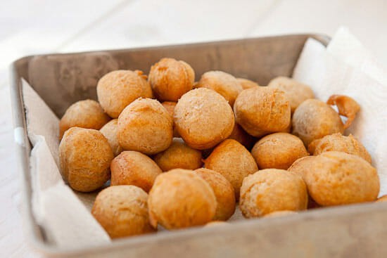 Cooling donut holes