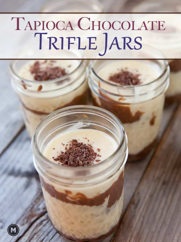 Coconut and Chocolate Tapioca Trifle Jars: If you're going to eat dessert, eat good dessert! These pudding trifles are at the top of my list these days. THey are the perfect portion and worth every second of prep!