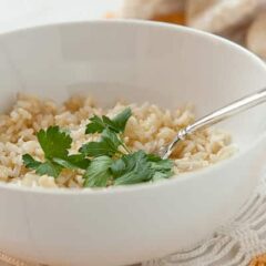 Instant Rice At Home: The trick and tutorial for making excellent instant rice at home. I like to use brown rice. Cook a big batch, store it correctly, and reheat it in minutes!