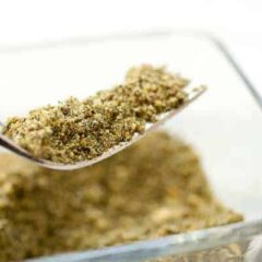 Seaweed seasoning recipe: This quick to make homemade seasoning mix is savory, salty, and a little spicy! It's good on a ton of stuff, but I really like it on popcorn. Check out the post to learn the secret ingredient!