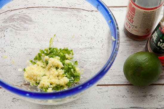 Cold rice noodle salad dressing.