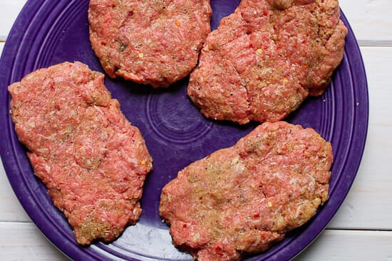 Homemade Salisbury steak.
