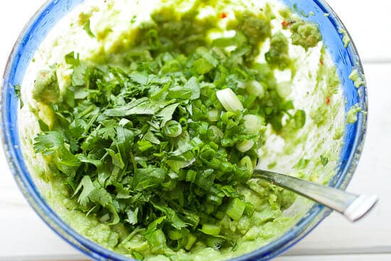 Thai guacamole herbs.