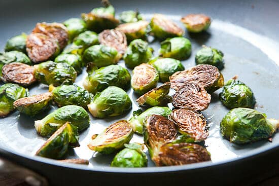 Crispy Brussels sprouts.