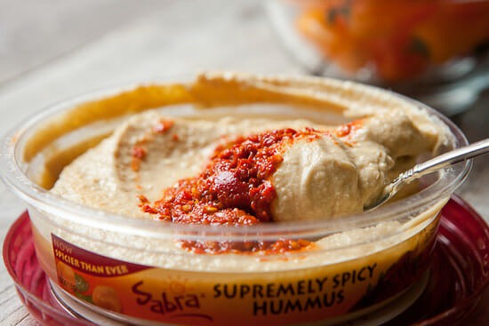 Supremely spicy hummus.