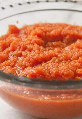 Roasted Carrot Baby Food: A great starter baby food. It's easy to make with just carrots! Feed your baby real food right away!