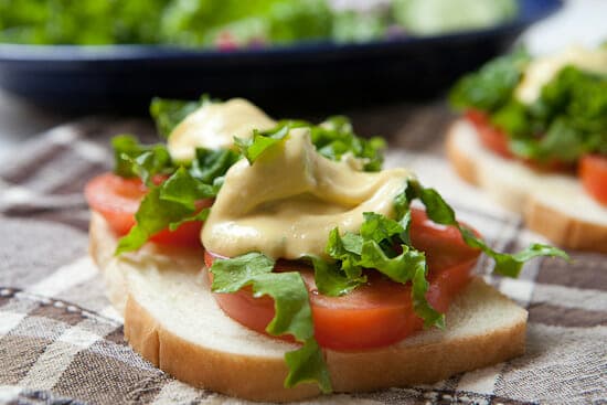 Salad sandwiches.