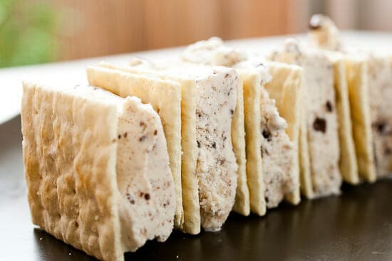 Saltine cracker recipes - ice cream sandwiches