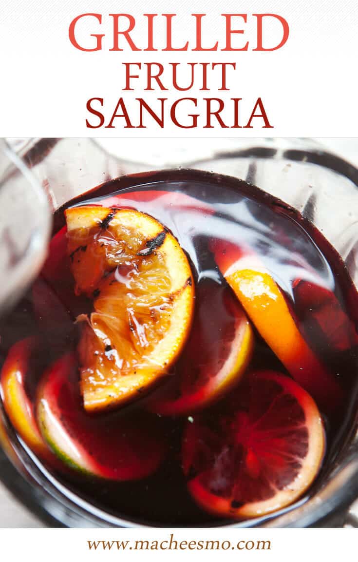 Grilled Fruit Sangria: A great way to change up classic sangria is to grill all the fruit first! It releases the juices and deepens the flavors. Post includes my favorite wine to make sangria!