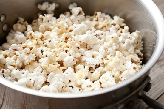 Popcorn cooked.