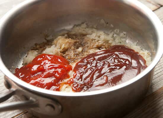 Building Sauce for Chicken Sloppy Joes