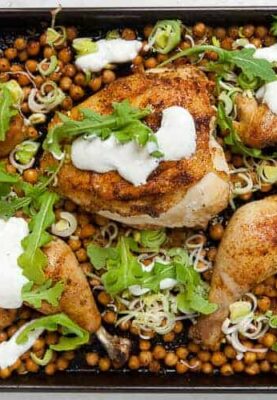 Easy Chicken Sheet Pan Supper: Making dinner is as easy as putting a sheet pan in a hot oven! The trick to this is to make sure you add the ingredients to the sheet pan in the right order! | macheesmo.com