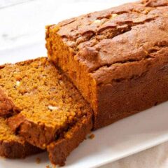 White Chocolate Pumpkin Bread