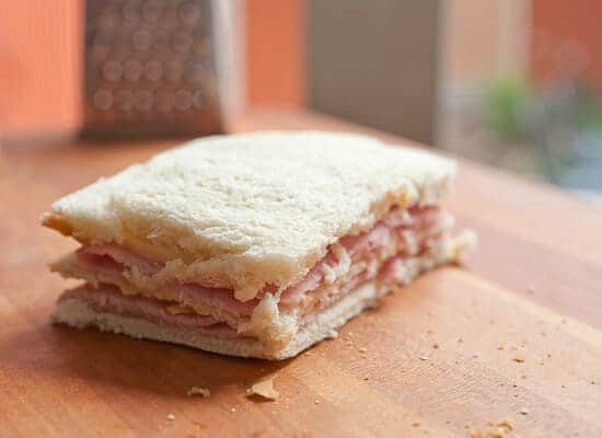 Classic Monte Cristo Sandwich crust off
