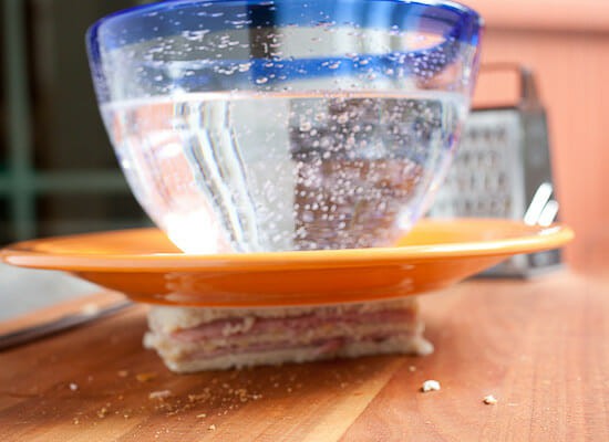 Classic Monte Cristo Sandwich pressing