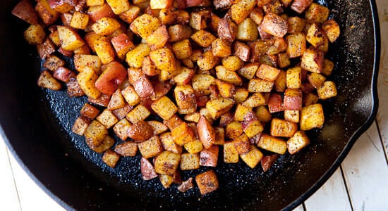 Cast Iron Skillet Recipes - Home Fries