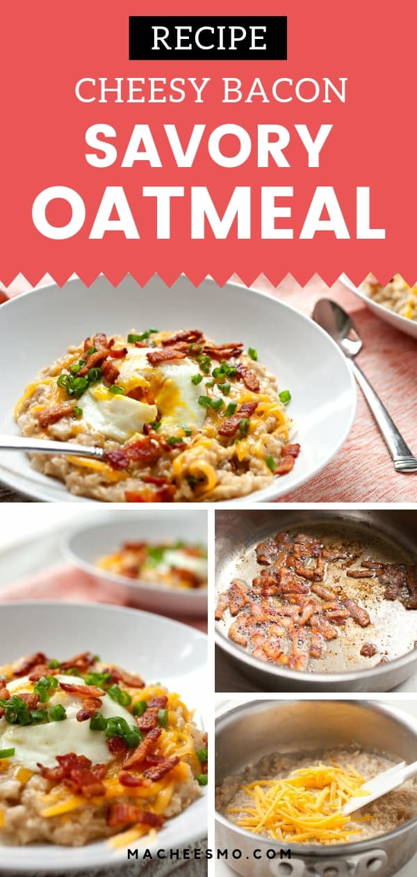 Cheesy Bacon Savory Oatmeal