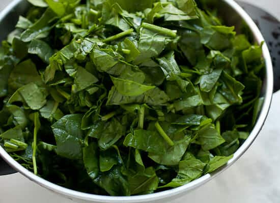 Washed Spinach - Spinach Breakfast Bowls