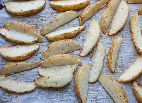 Loaded Potato Wedges baked