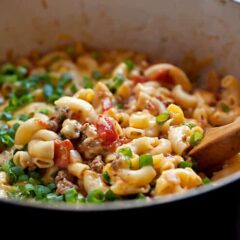 One Pot Cheeseburger Pasta