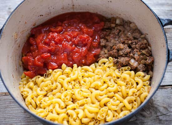 One Pot Cheeseburger Pasta