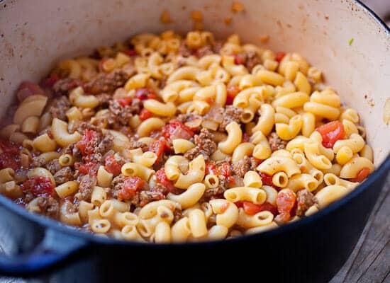 One Pot Cheeseburger Pasta