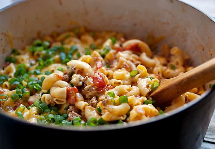 Cheeseburger Pasta for Pregnant Women