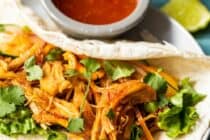 Sweet Chili Chicken Wraps.