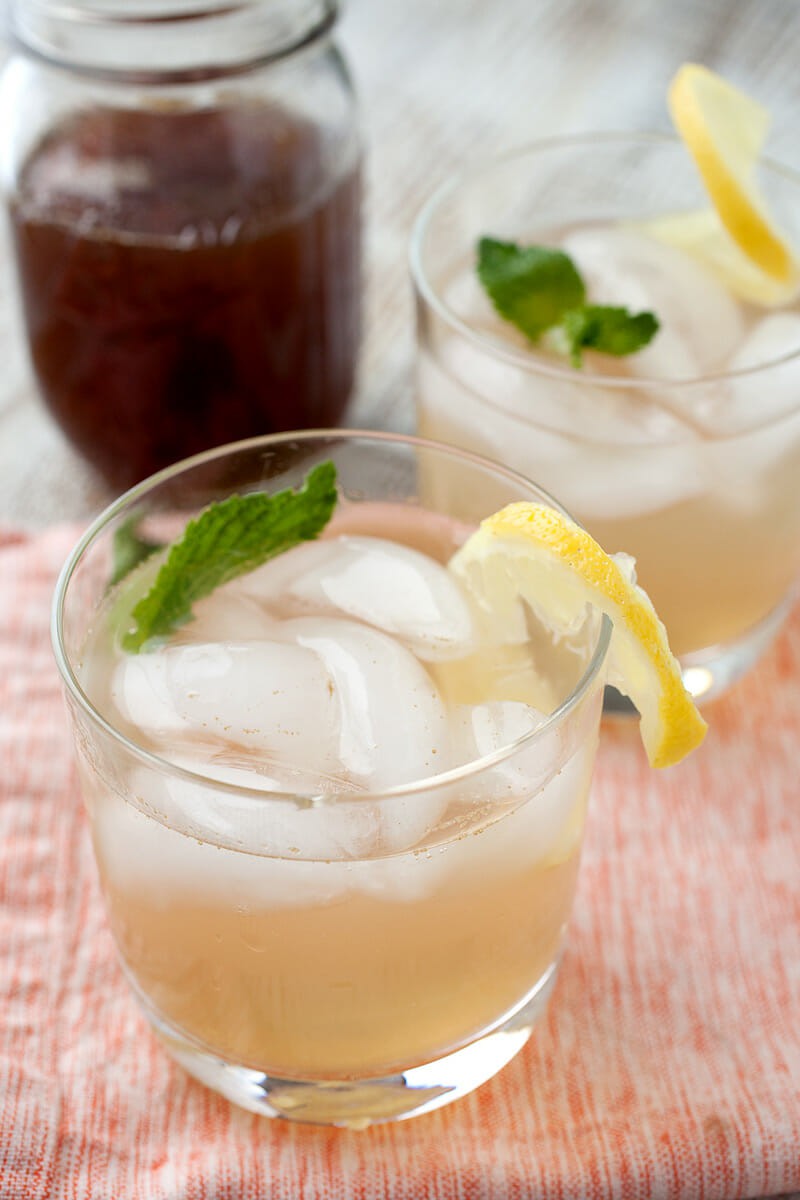 Lavender Lemonade Concentrate: A tangy and just-sweet-enough concentrate that's great for a glass of lemonade or adult beverage. You can can the concentrate, but I always drink it too fast for it to be a concern! From the cookbook Naturally Sweet Food in jars! | macheesmo.com