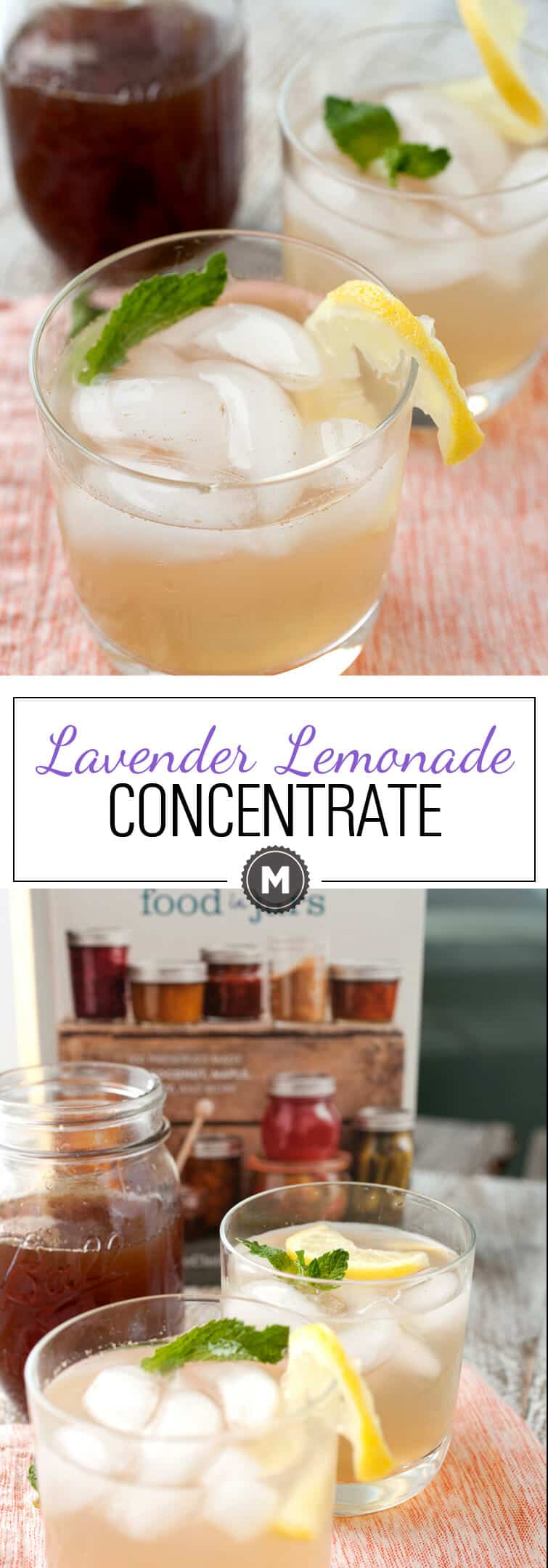 Lavender Lemonade Concentrate: A tangy and just-sweet-enough concentrate that's great for a glass of lemonade or adult beverage. You can can the concentrate, but I always drink it too fast for it to be a concern! From the cookbook Naturally Sweet Food in jars! | macheesmo.com