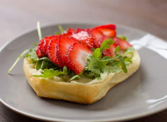 Strawberry Breakfast Sandwich