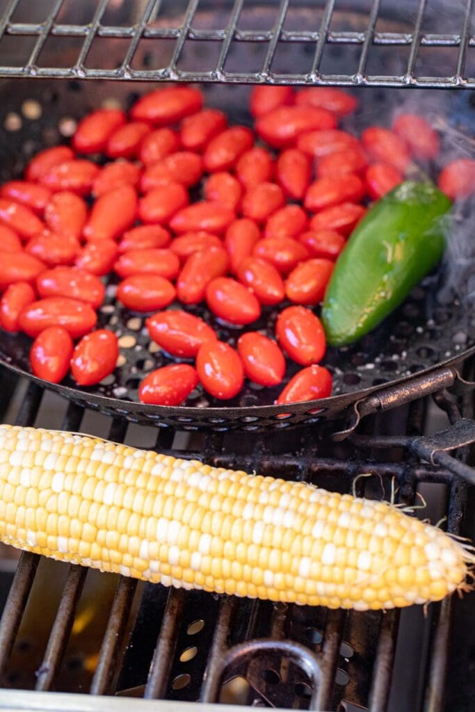 Vegetables on the grill