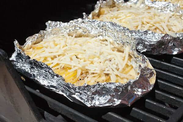 Potatoes Au Gratin Foil Packets