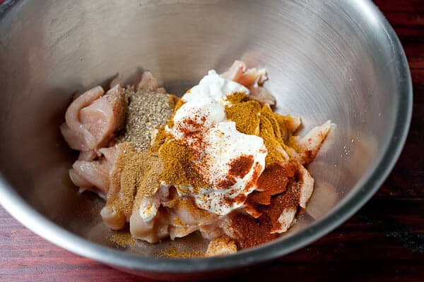 Marinating chicken - Easy Butter Chicken
