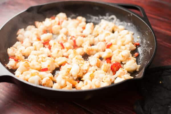 Cooked shrimp for shrimp dip.