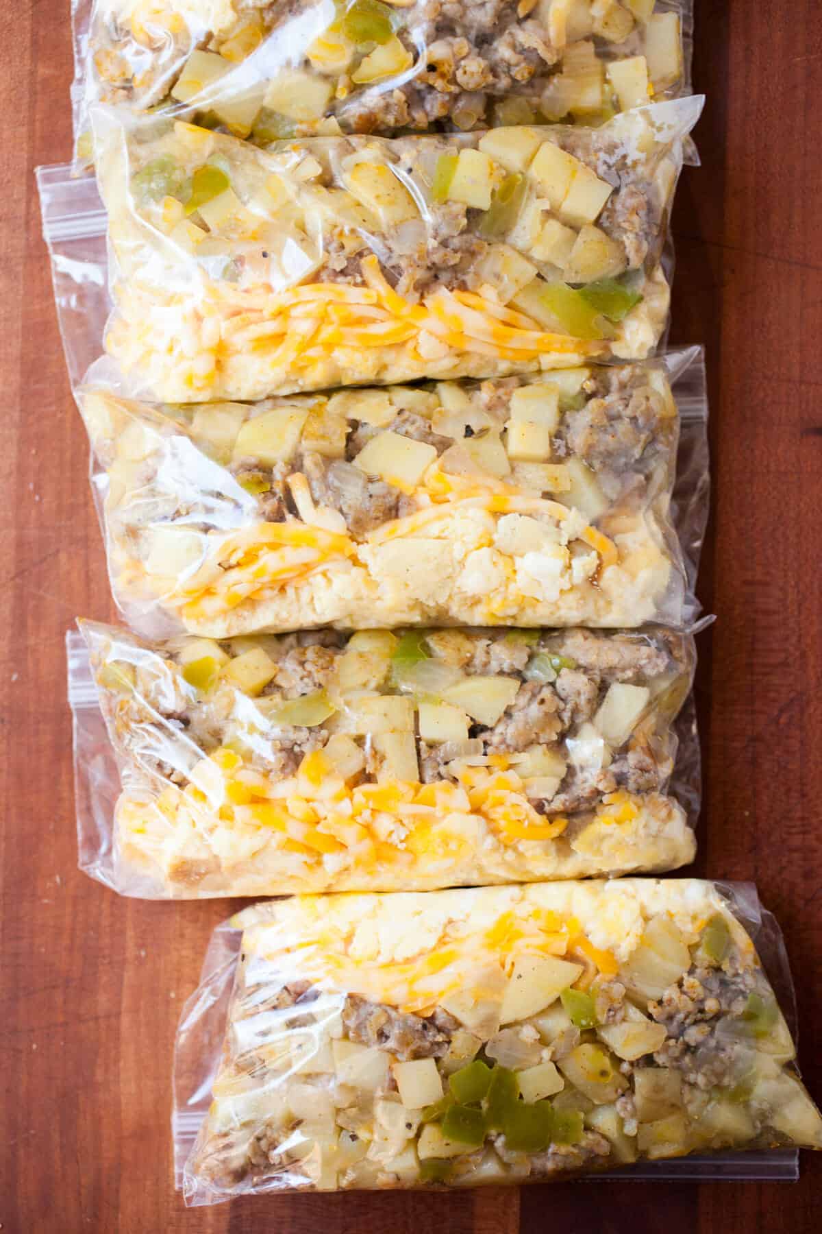 Make Ahead Breakfast Burritos 