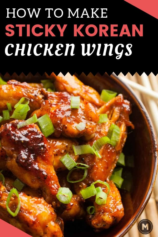 Sticky Korean Chicken Wings