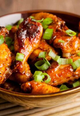 Sticky Korean Chicken Wings