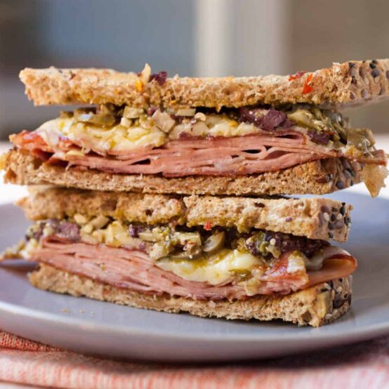 A Better Bologna Sandwich - Mortadella and Gruyere ~ Crunch Time Kitchen