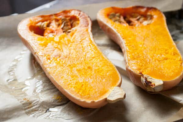 Butternut Squash Soup with Maple Bacon