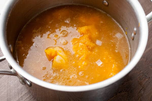 Butternut Squash Soup with Maple Bacon