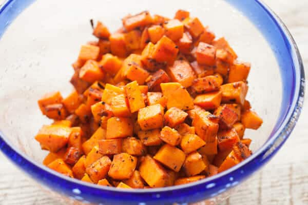 Sweet Potato Hatch Chile Hash