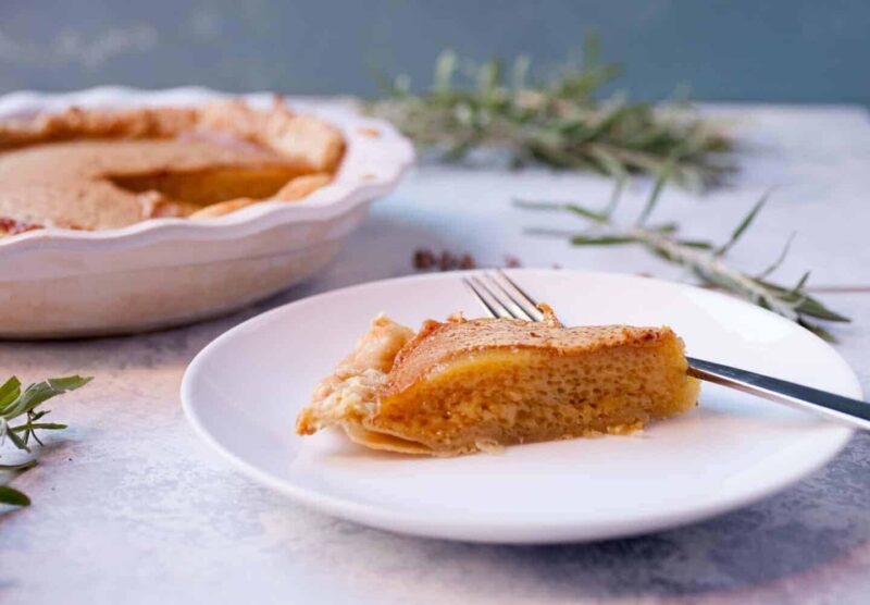 Lavender Honey Pie: This is a simple pie with just a few filling ingredients, but the flavors are deep and rich. It's a pie you might pass over on first glance, but will quickly become a favorite! | macheesmo.com