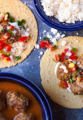 Mexican Meatball Tacos