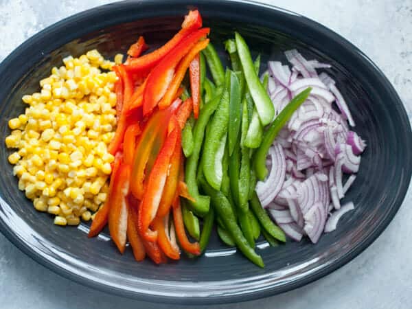 All the Veggies - Chicken Taco Salad 