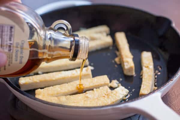 Crispy Tofu Wraps with Spicy Peanut Sauce